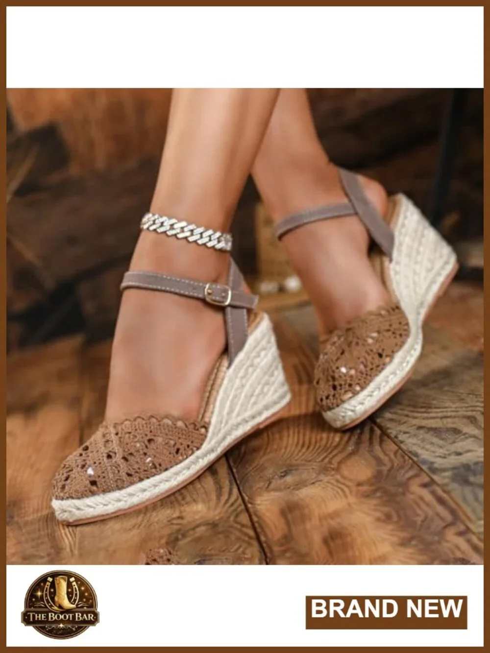 Closed Toe Wedge Sandals Woven Espadrille Hollow Casual Beach Boho Ankle Strap